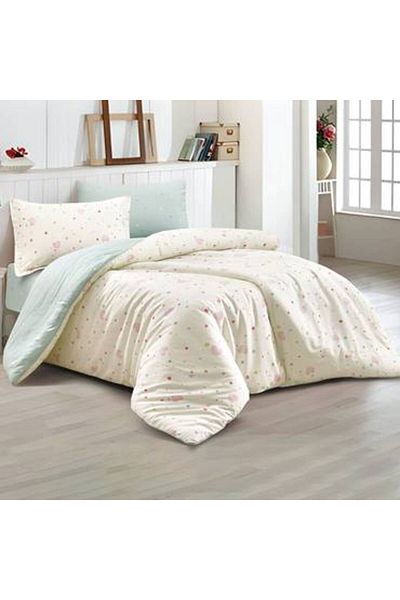 Pazar Home Bedding Bazaar Home Manarola 4-Piece Queen Size Printed Quilt with Stitched Filling