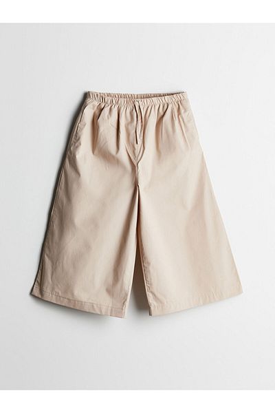 LC Waikiki Beige Elastic Waist Capri for Girls