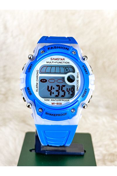 Samstar Alarm-Light-Stopwatch-5 Atm Waterproof-Gift Children's Wristwatch