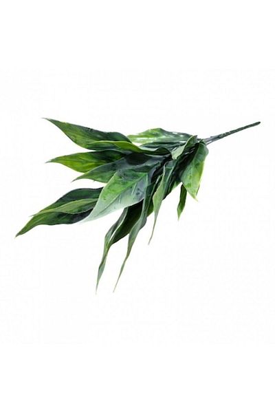 OEM Frunze artificiale, buchet de 6 fire, 40 cm, verde brumat