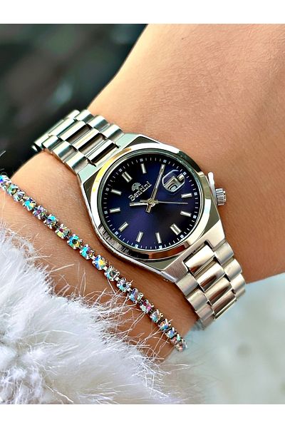 Bentini Women's Wrist Watch with Steel Band - Waterproof, Calendar, 2-Year Warranty