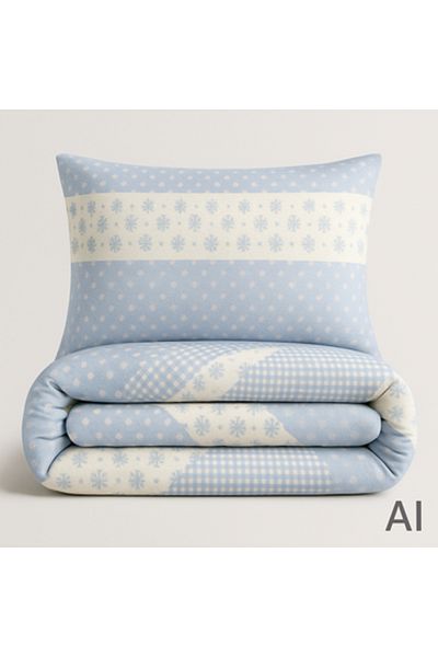 Pazar Home Bedding Bazaar Home Manarola 4-Piece Queen Size Printed Quilt with Stitched Filling