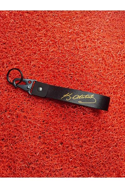 MLH STORE Ataturk Signature Quality Auto Keychain