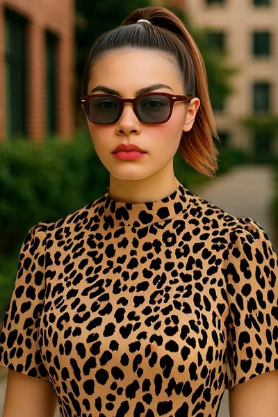 Eyesofia Gemerek Brown Black Unisex 2025 Year New Season Sunglasses