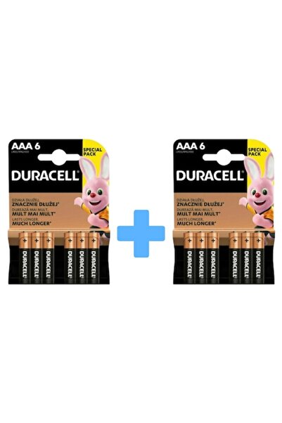 Duracell Baterii de bază AAA 6 + 6 buc.