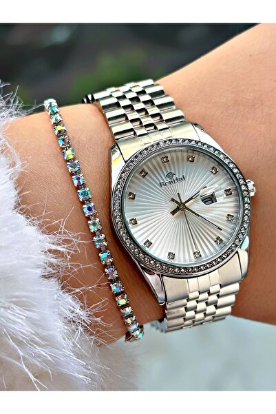 Bentini Women's Wrist Watch with Steel Band - Waterproof, Calendar, 2-Year Warranty