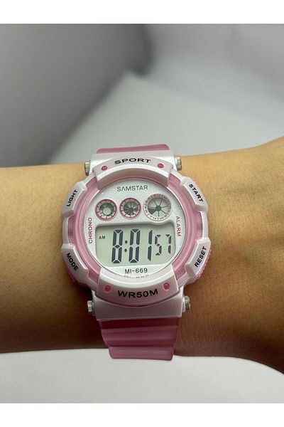 Samstar Alarm-Light-Stopwatch-5 Atm Waterproof-Gift Children's Wristwatch