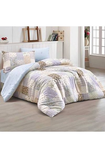 Pazar Home Bedding Bazaar Home Manarola 4-Piece Queen Size Printed Quilt with Stitched Filling