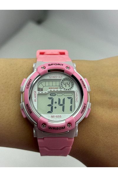 Samstar Alarm-Light-Stopwatch-5 Atm Waterproof-Gift Children's Wristwatch