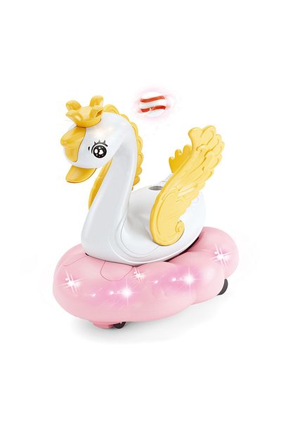 rexa Plastic Floating Ball Toy Baby's Spinning Swan