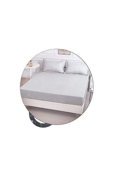 CHIRASO CHIRASO bedding set, Thin Damask, Fitted Sheet 180x200+30cm, Duvet Sheet and 2 Pillowcases