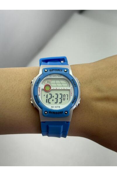 Samstar ساعة يد للأطفال مع منبه ومؤقت و5 ATM مقاومة للماء - هدية