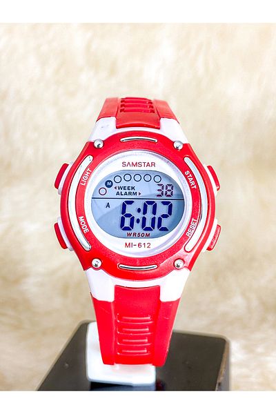 Samstar Alarm-Light-Stopwatch-5 Atm Waterproof-Gift Children's Wristwatch