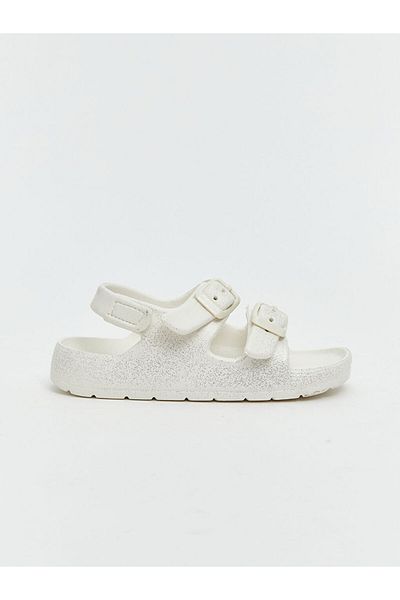 LC Waikiki Sandale albe pentru fete cu velcro