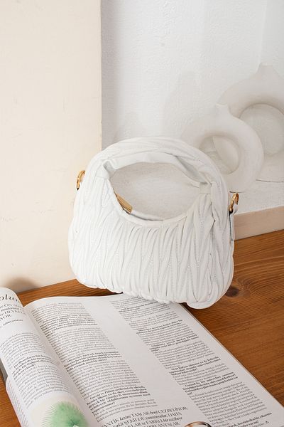 Handley Women's Drawstring Patterned Shoulder Bag