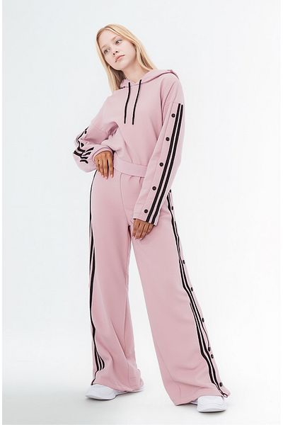 Pantulux Girl's Oversize Hooded Long Sleeve 100% Cotton Bottom & Top Stylish Set
