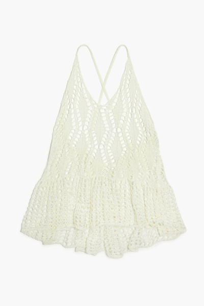 Forever 21 Kroşe Pareo Bluz