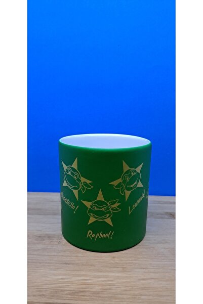 blackleg كوب بمقبض نينجا سلاحف سلاحف شاي قهوة كوب للشرب 330 مل.