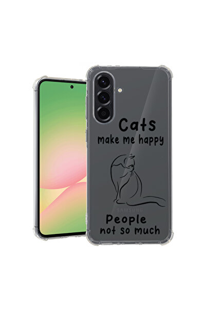 bestcase ® Husă anti-șoc pentru Samsung Galaxy A56, Pisici și oameni, 1926361...