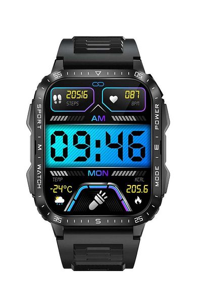 Armfit 430 mAh KTPro Smartwatch For Men, AI Voice Bluetooth Calling Waterproof Fitness Watches Compa
