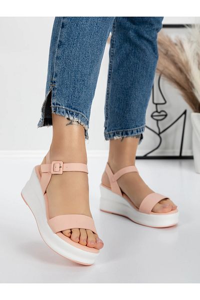 mei Sandale Dama cu Platforma 5LM5 Roz | Mei