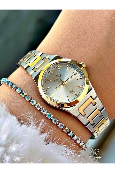 Bentini Women's Wrist Watch with Steel Band - Waterproof, Calendar, 2-Year Warranty