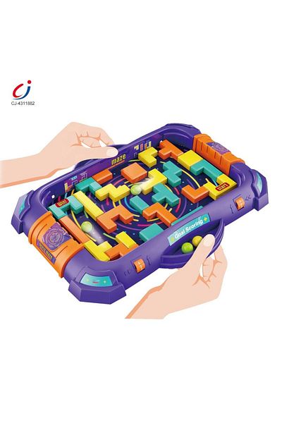 rexa Kids Educational Diy Balance Labyrinth Board Plastic Handheld Maze Toys