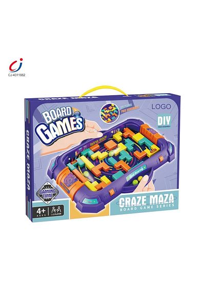 rexa Kids Educational Diy Balance Labyrinth Board Plastic Handheld Maze Toys