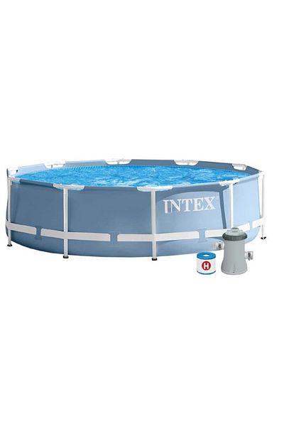 Intex Prism Frame Pool With Water Filter Pump "H" Type 10ft x 30in
