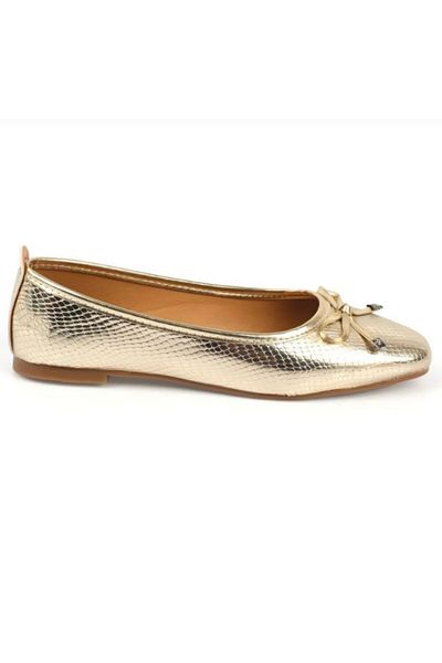 BYRAMSE Hana Trend Bow Patent Leather Women's Flats Office Shoes Home Flats