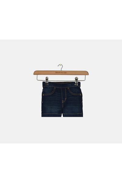 Levi's شورت سهل الارتداء مغسول للبنات، أزرق داكن
