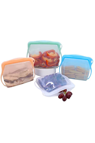 OEM Reusable food bag, 500 ml, Blue