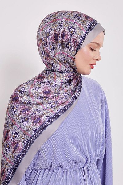 Levidor Reflection Pattern Indian Silk Shawl