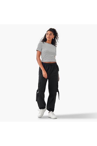 SP Characters Chr L Graphic Rib Crop Tees