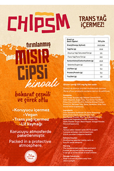Doğal Agro CHIPSM MISIR VE PİRİNÇ TANIŞMA PAKETİ 5'Lİ