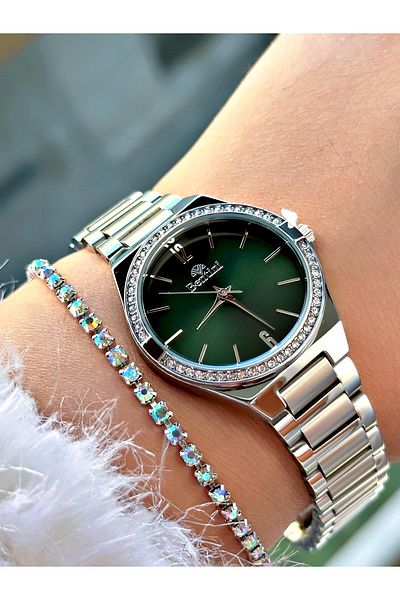 Bentini Women's Wrist Watch with Steel Band - Waterproof, 2-Year Warranty