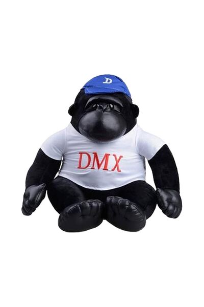 rexa Gorilla Doll Stuffed Toy – Black King Cotton Rag Doll with Embroidered Details, Cute & Popular Gift