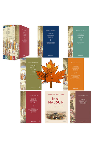 Alfa Yayınları ahmet arslan tam set 7 kitap - ilkçağ felsefe tarihi - ibni ha...