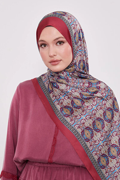 Levidor Reflection Pattern Indian Silk Shawl