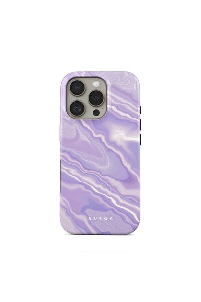 BURGA غلاف هاتف متوافق مع iPhone 16 PRO MAX، غلاف واقٍ هجين من السيليكون الصل...