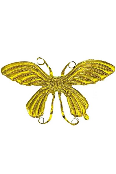 OEM Balon folie cu supapă de autoetanșare, figurină aripi fluture, 100 cm, auriu