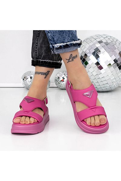 mei Sandale Dama cu Platforma 3HXS78 Roz | Mei