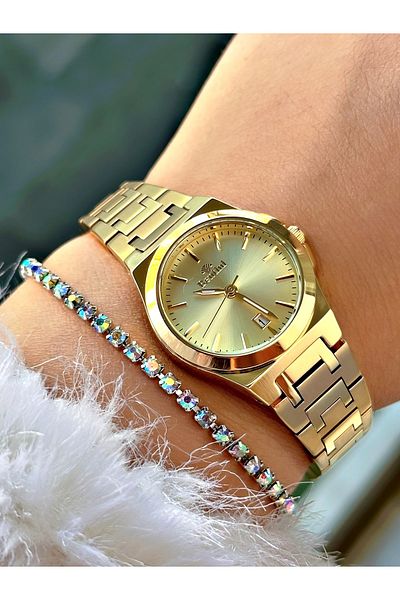 Bentini Women's Wrist Watch with Steel Band - Waterproof, Calendar, 2-Year Warranty
