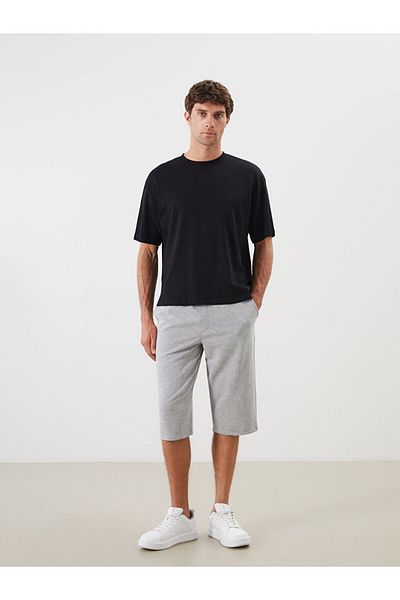 LC Waikiki Gray Standard Fit Men's Shorts