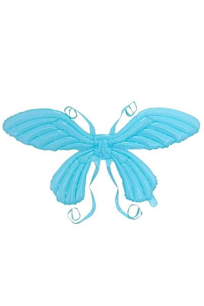 OEM Balon folie cu supapa de autoetansare, figurina aripi fluture, 100 cm, albastru