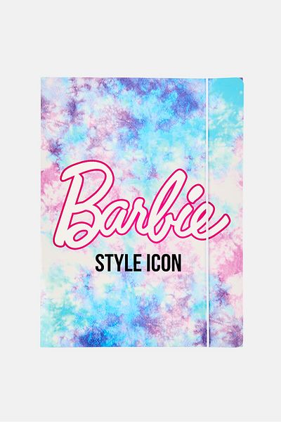 Barbie Style Icon Elasticated Folder, Multicolor