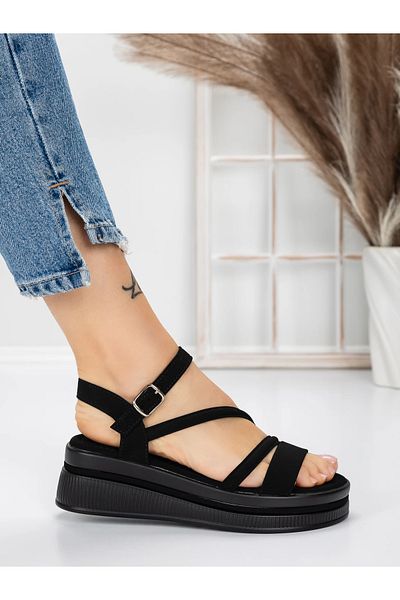 mei Sandale Dama cu Platforma 5HXS6 Negru | Mei