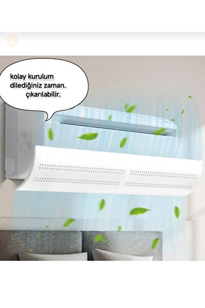 YENİLZD Klima Hava Yönlendirici Delikli Ayarlanabilir58-105CM Klima Çarpması ...