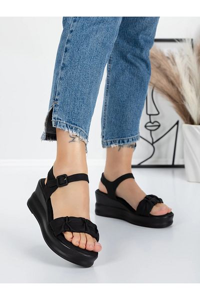 mei Sandale Dama cu Platforma 5LM2 Negru | Mei