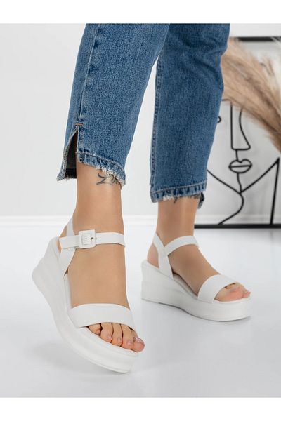 mei Women's Platform Sandals 5LM5 White | Mei